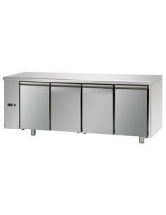 Mesa refrigerada sin unidad de refrigeración lado...
