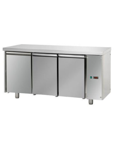 Right-side refrigerated counter without...