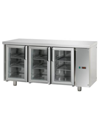 Refrigerated table - No right group - N.3 glass...