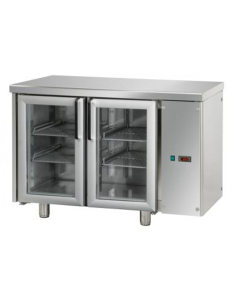 Gastronomy table - No right group - N.2 glass doors - cm...