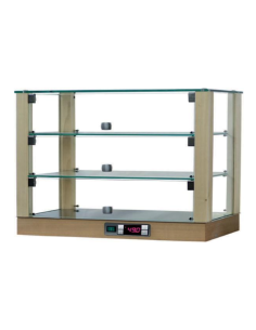Vetrina calda con 3 ripiani - cm 73.5 x 33.5 x 56 h