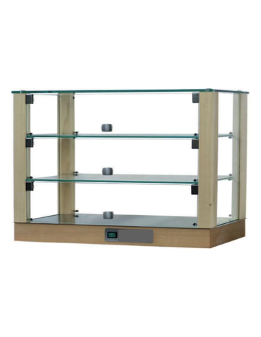 Escaparate neutral con 3 estantes - 52 x 33,5 x...