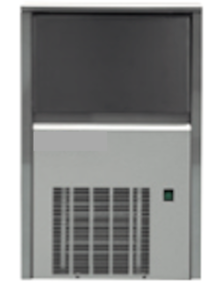 // cm Fabricador de hielo - Aire 31 kg 24h - Agua 33 kg 24h - 40.1 x 50.6 x 69.8 h