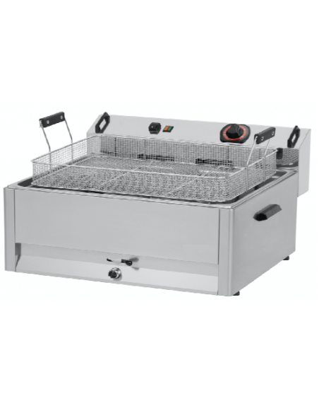 Friggitrice elettrica - Pasticceria - Capacità litri 30 - cm 67 x 65 x 37 h