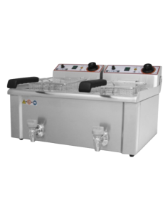 Capacidad cm Freidora eléctrica - Encimera - litros 13+13...