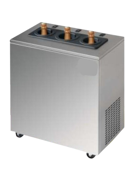 Wine blast chiller - N. 3 bottles - Wheels - cm 63 x 37 x 72 h