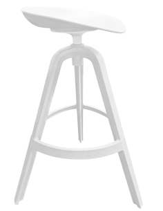 Stool - Polypropylene - Swivel seat - cm 30 x 30 x 83 h 2