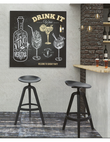 Stool - Polypropylene - Swivel seat - cm 30 x...