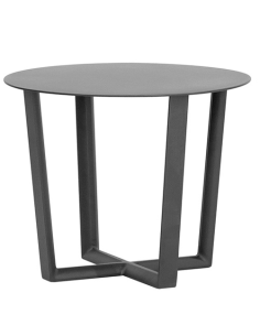Table - Painted aluminium - Dimensions cm Ø 55 x 45 h 2