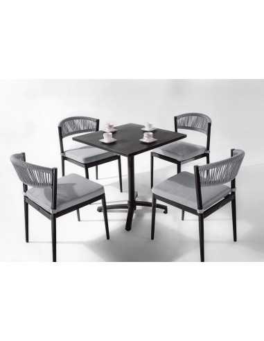 Chair - Painted Aluminum - String Back - Water...