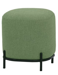 Pouf - Metal pintado - Recubrimiento de tela - cm 42 x 42...