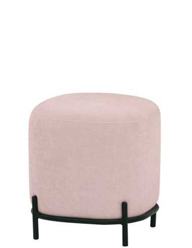 Pouf - Painted metal - Fabric coating - cm 42 x...