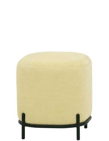 Pouf - Metallo verniciato - Rivestimento in...