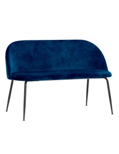 Bench - Painted metal - Padded - Velvet coating - cm 110...
