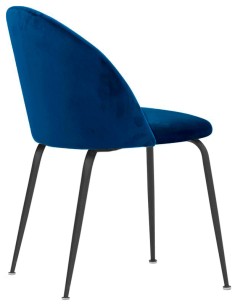 Chair - Painted metal - Padded - Velvet cover - cm 44 x... 2