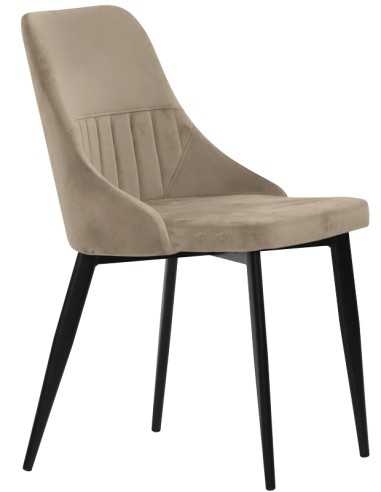 Silla - asiento tapizado y respaldo - cubierta...