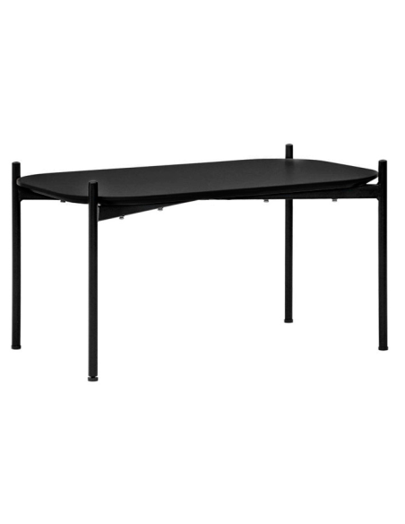 Tavolo - Metallo verniciato - Piano in MDF laccato - cm 74,5 x 49,5 x 42,5 h