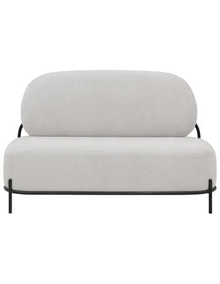 Sofa - Metal pintado - Funda de tela - cm 123 x 50 x 77 h