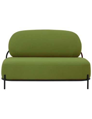 Sofa - Metal pintado - Funda de tela - cm 123 x...