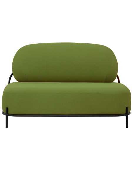 Sofa - Metal pintado - Funda de tela - cm 123 x 50 x 77 h