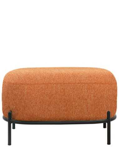 Pouf - Metallo verniciato - Rivestimento in...