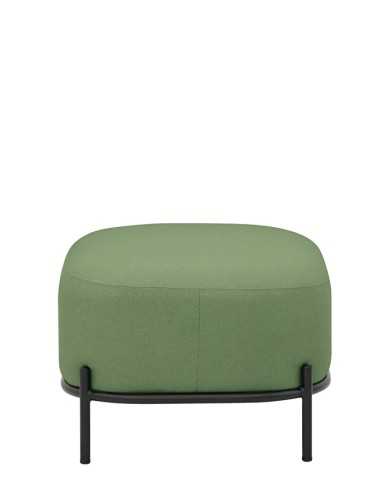 Pouf - Metallo verniciato - Rivestimento in...