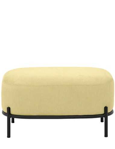 Pouf - Painted metal - Fabric coating - cm 63 x...