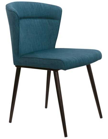 Poltrona - Metallo verniciato - Seduta e schienale imbottiti -cm 44 x 44 x 81 h