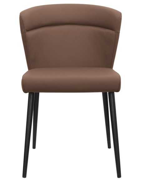 Armchair - Painted metal - Seat and back upholstered -cm 44 x 44 x 81 h