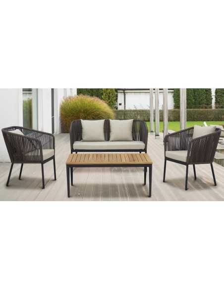 Sillón cm 60 x 65 x 81 h - Sofa cm 130 x 65 x 81 h - Cuadro cm 110 x 70 x 45 h