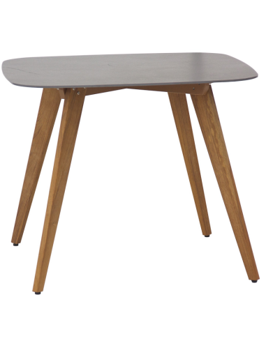 Table - Structure in teak - Ceramic top - cm 89...