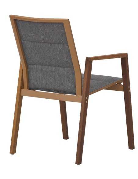 Sillón - Estructura en teca - cm 57 x 48 x 88 h