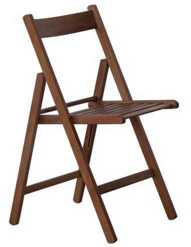 Chair - Foldable beech wood frame - cm 37.5 x...