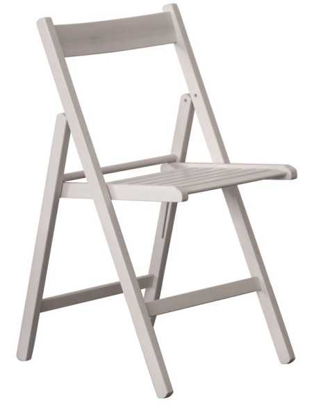 Sedia - Struttura pieghevole in legno di faggio - cm 37.5 x 35 x 76 h