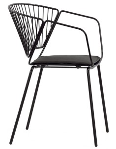 Silla - Metal pintado - Cojín de poliéster - cm 43 x 40 x... 2