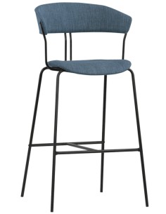 Taburete - Metal pintado - Tela - cm 41 x 43 x 111 h