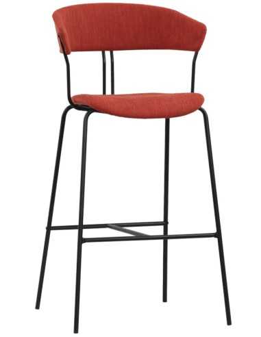 Stool - Painted metal - Fabric - cm 41 x 43 x...