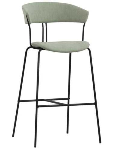 Stool - Painted metal - Fabric - cm 41 x 43 x...