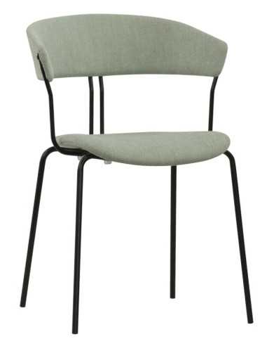 Sedia - Metallo verniciato - Tessuto - cm 41 x...