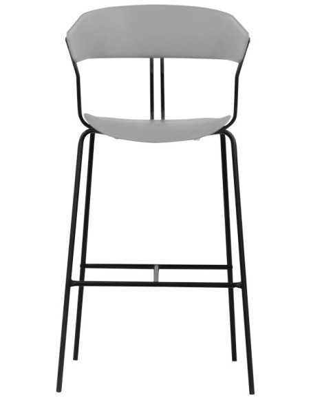 Sgabello - Metallo verniciato - Polipropilene - cm 41 x 43 x 111 h