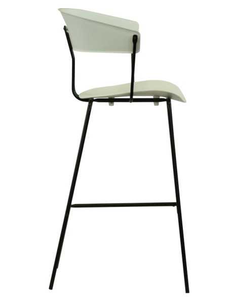 Taburetes - Metal pintado - Polipropileno - cm 41 x 43 x 111 h