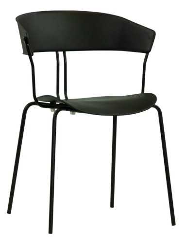Chair - Painted metal - Polypropylene - cm 41 x...