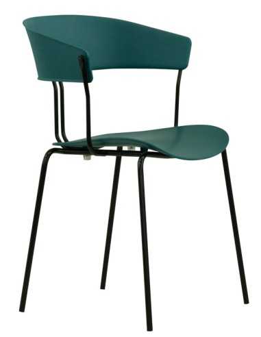 Chair - Painted metal - Polypropylene - cm 41 x...