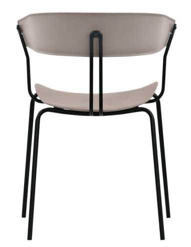 Chair - Painted metal - Polypropylene - cm 41 x...
