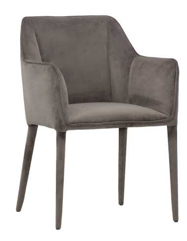 Chair - Metal - Padded - Velvet cover - cm 46 x...