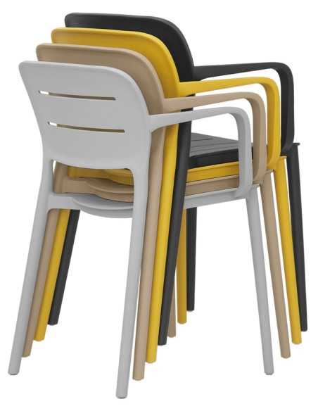 Silla - Estructura de polipropileno - cm 43 x 42 x 80 h