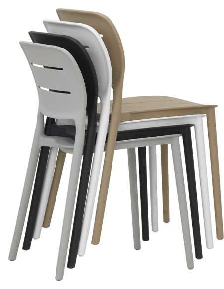 Sedia - Struttura in polipropilene - cm 42 x 42 x 80 h