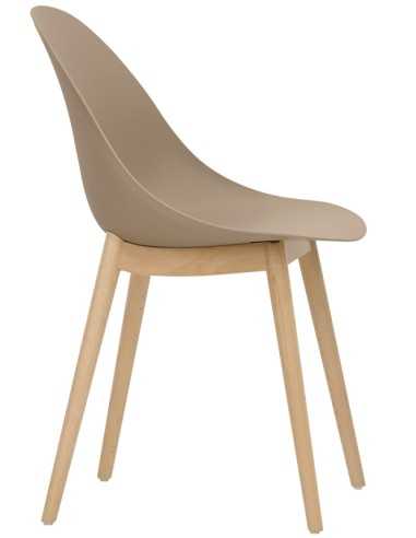 Silla - Madera de haya - Concha de...