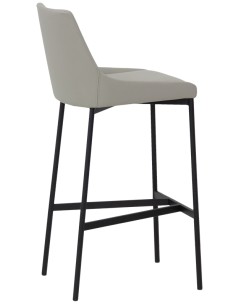 Stool - Painted metal - Seat and padded back - cm 40 x 40...
