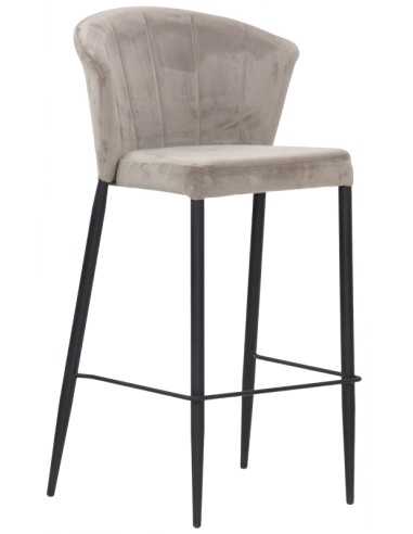 Taburete - Metal pintado - Revestimiento de...